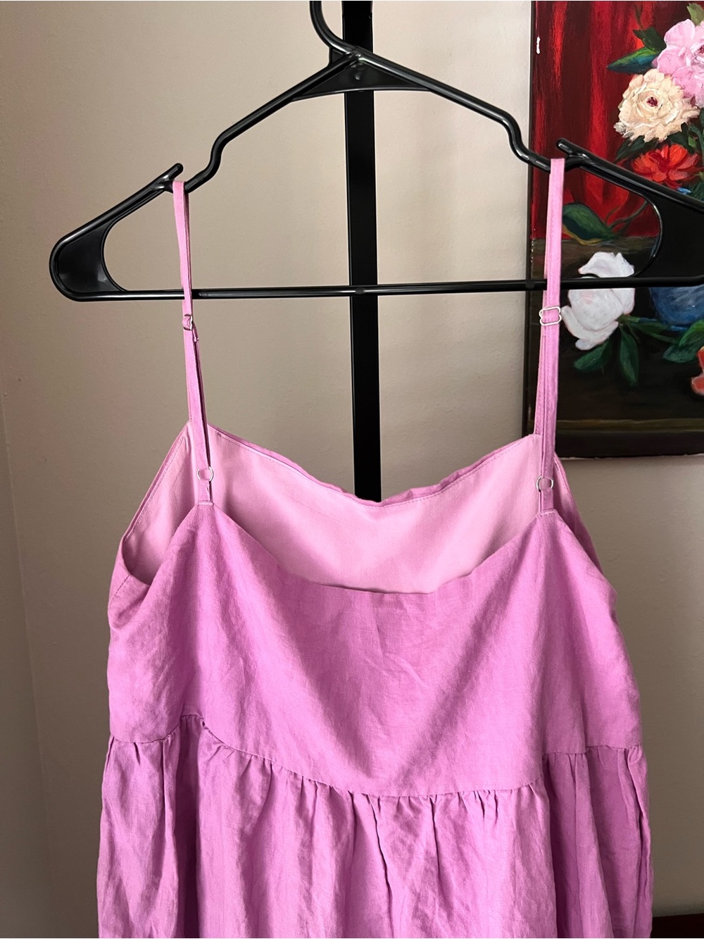 Charlie holiday Sleeveless Tiered Maxi Dress in Lilac - Picture 6 of 8